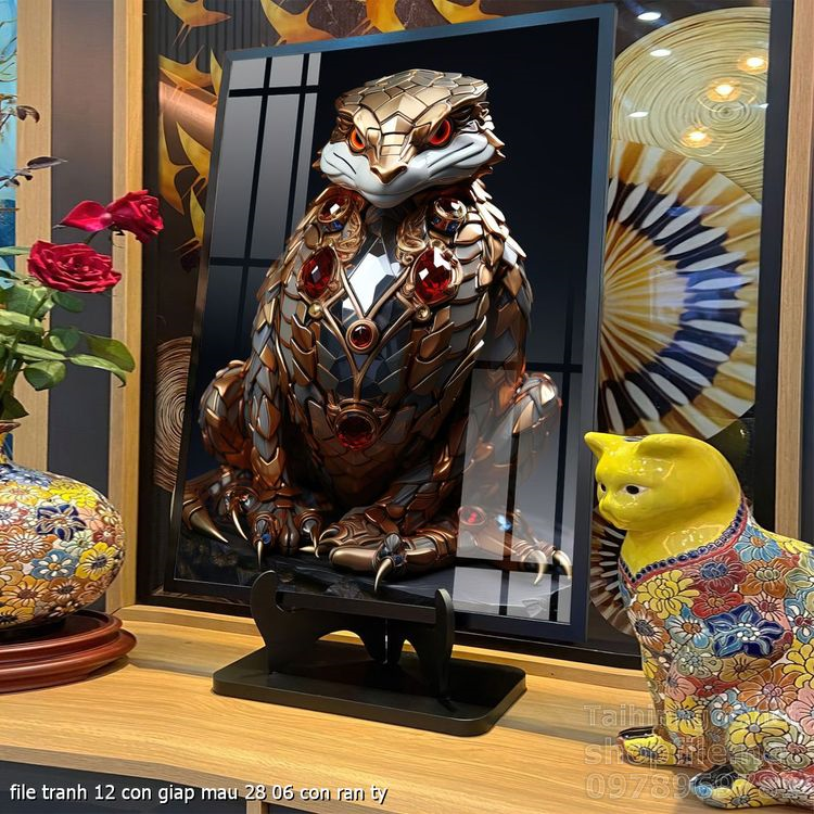 file tranh 12 con giap mau 28 06 con ran ty