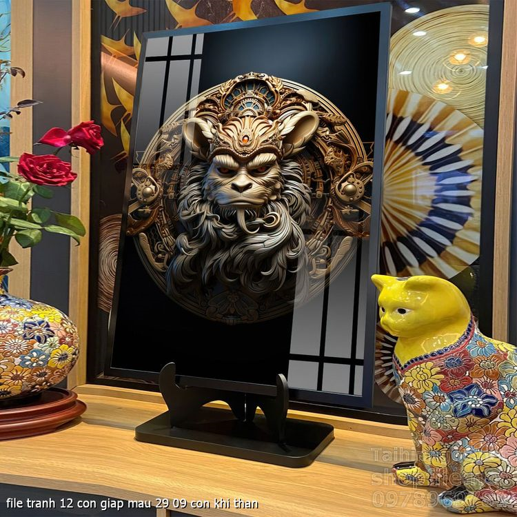 file tranh 12 con giap mau 29 09 con khi than