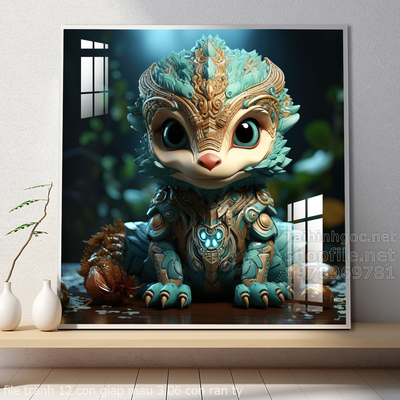 file tranh 12 con giap mau 3 06 con ran ty