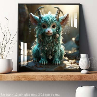 file tranh 12 con giap mau 3 08 con de mui