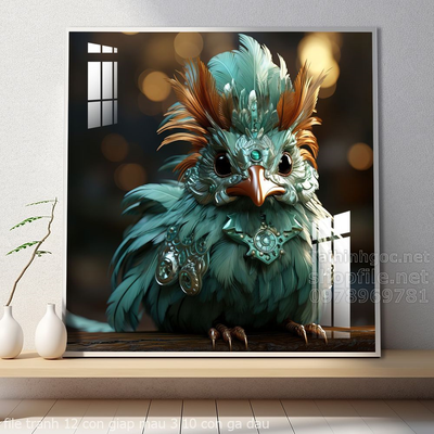 file tranh 12 con giap mau 3 10 con ga dau