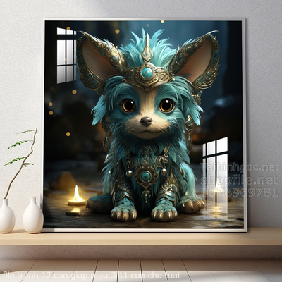 file tranh 12 con giap mau 3 11 con cho tuat