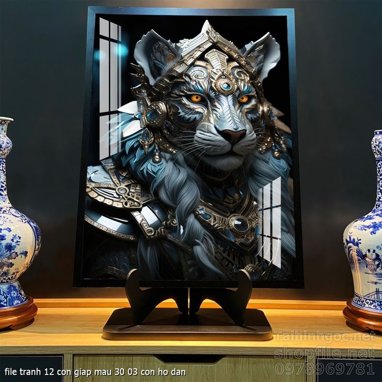 file tranh 12 con giap mau 30 03 con ho dan