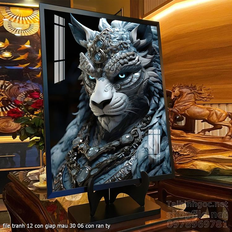 file tranh 12 con giap mau 30 06 con ran ty