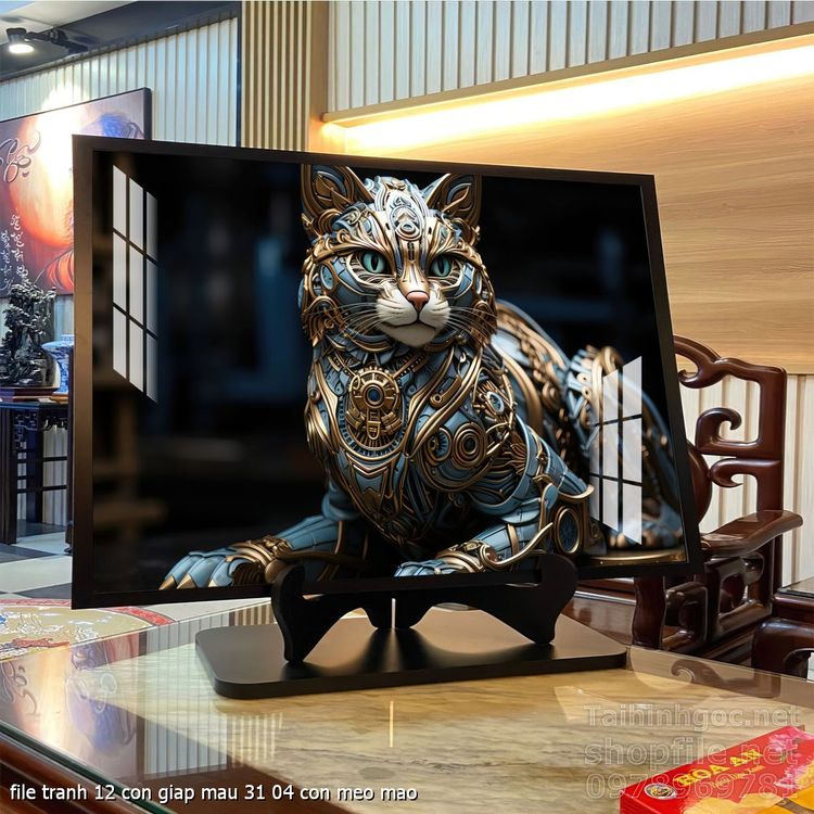 file tranh 12 con giap mau 31 04 con meo mao
