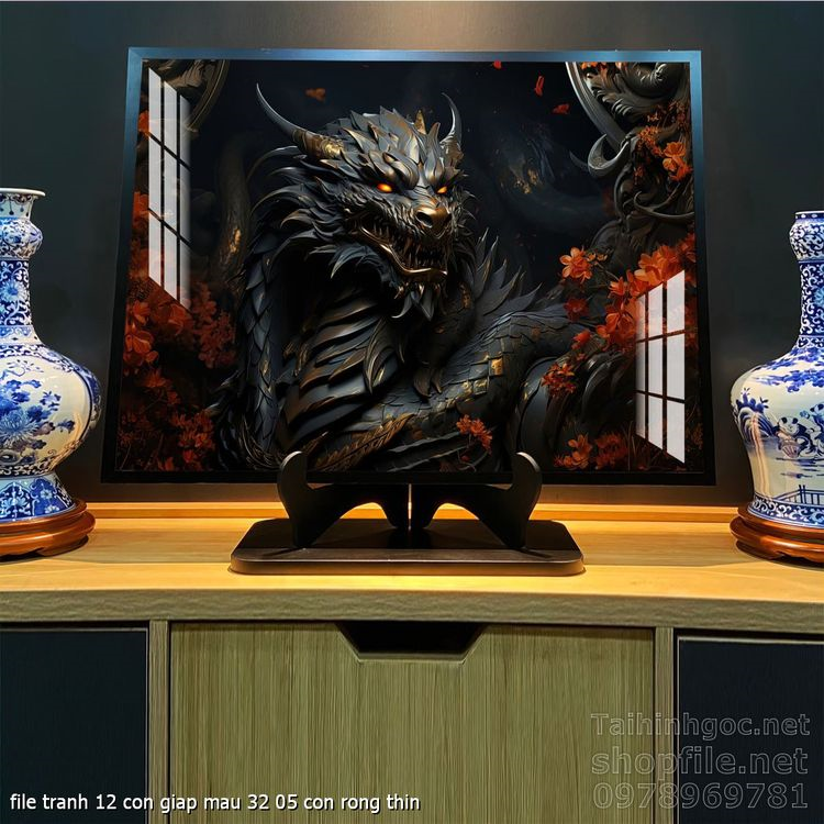 file tranh 12 con giap mau 32 05 con rong thin