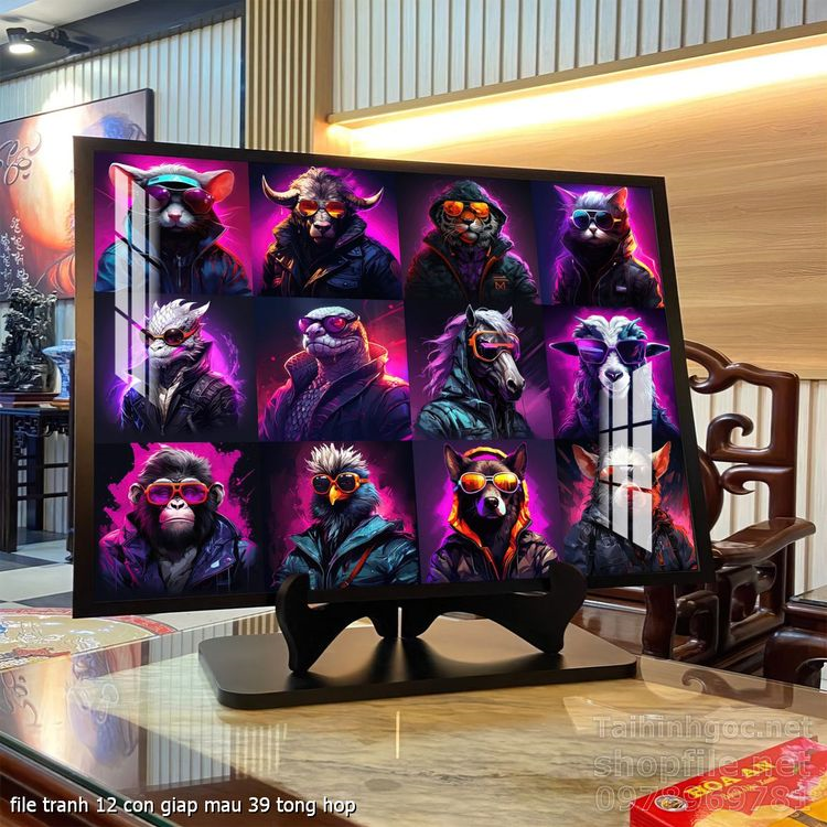 file tranh 12 con giap mau 39 tong hop