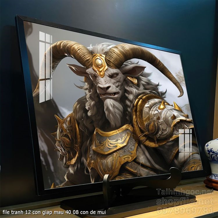 file tranh 12 con giap mau 40 08 con de mui