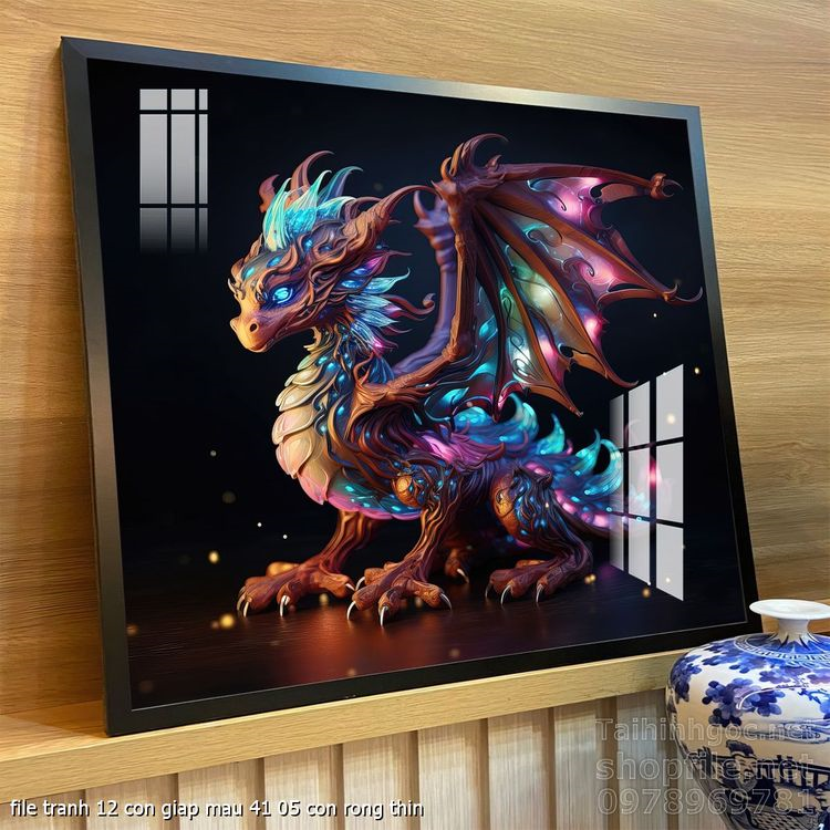 file tranh 12 con giap mau 41 05 con rong thin