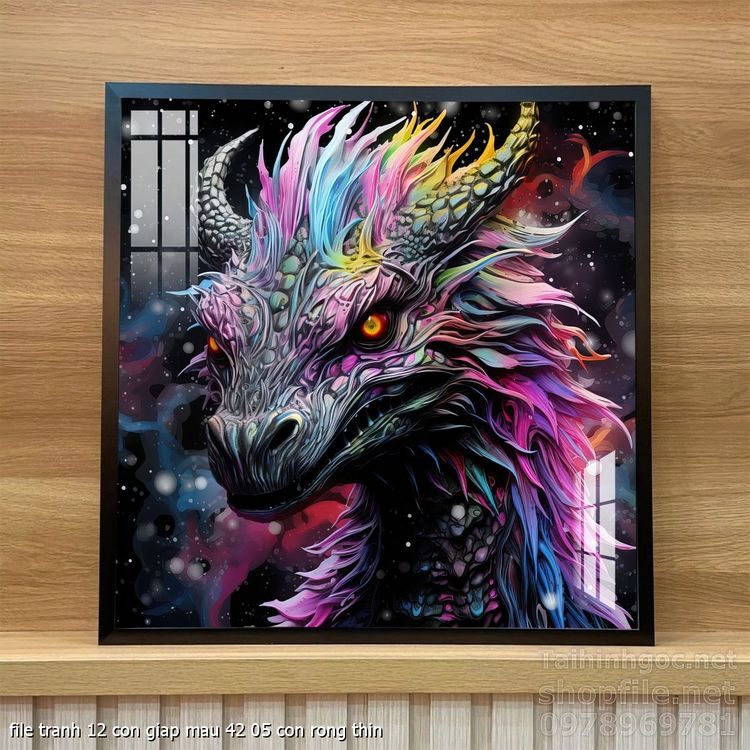 file tranh 12 con giap mau 42 05 con rong thin