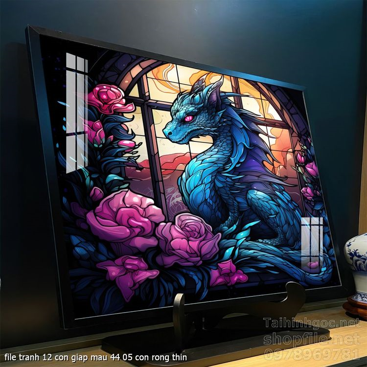 file tranh 12 con giap mau 44 05 con rong thin