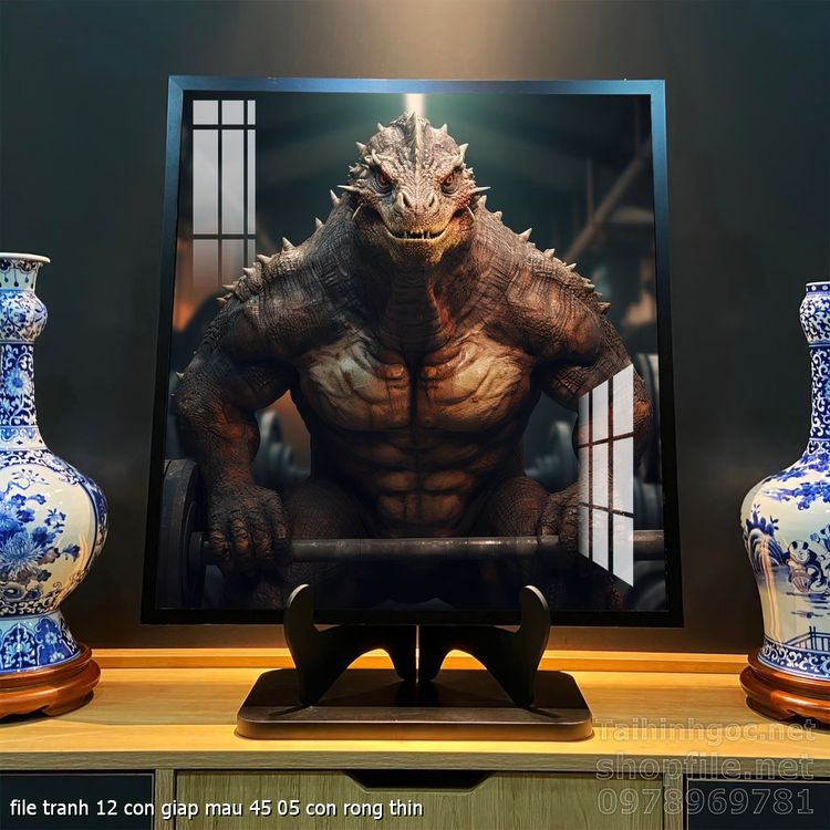 file tranh 12 con giap mau 45 05 con rong thin