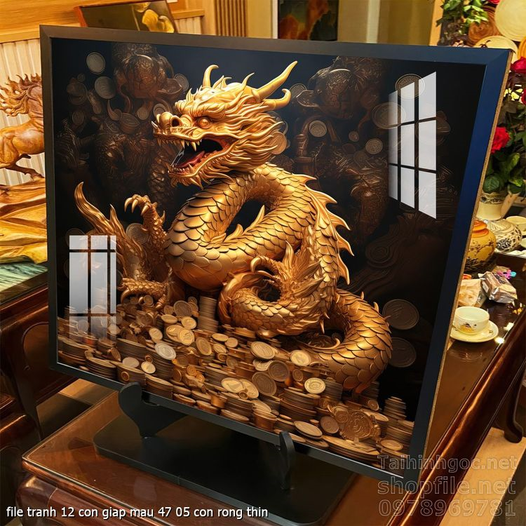 file tranh 12 con giap mau 47 05 con rong thin