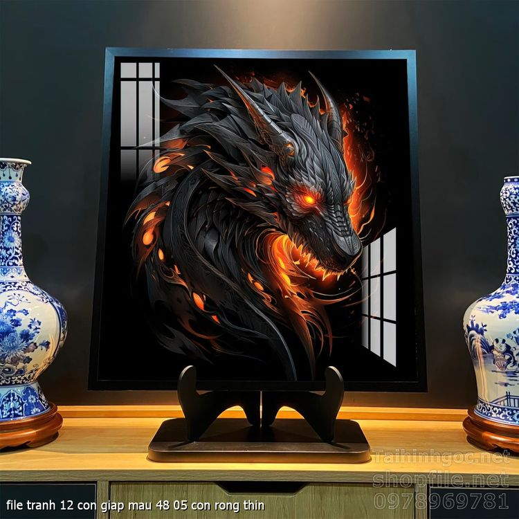 file tranh 12 con giap mau 48 05 con rong thin