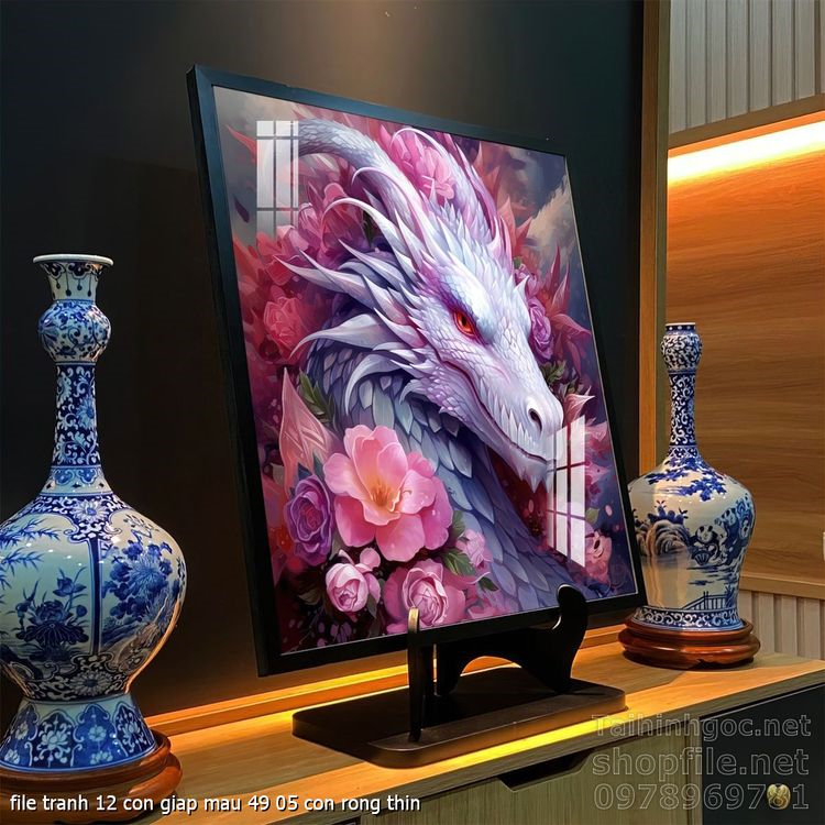 file tranh 12 con giap mau 49 05 con rong thin