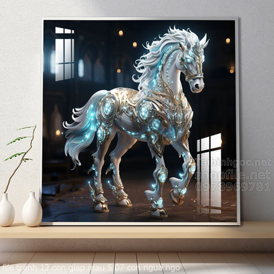 file tranh 12 con giap mau 5 07 con ngua ngo