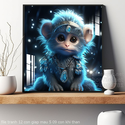 file tranh 12 con giap mau 5 09 con khi than