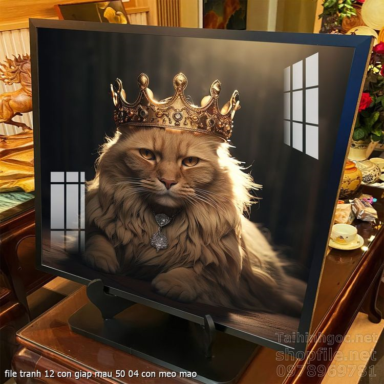 file tranh 12 con giap mau 50 04 con meo mao