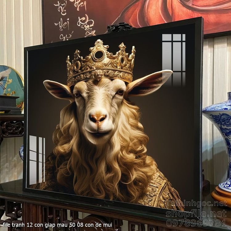 file tranh 12 con giap mau 50 08 con de mui