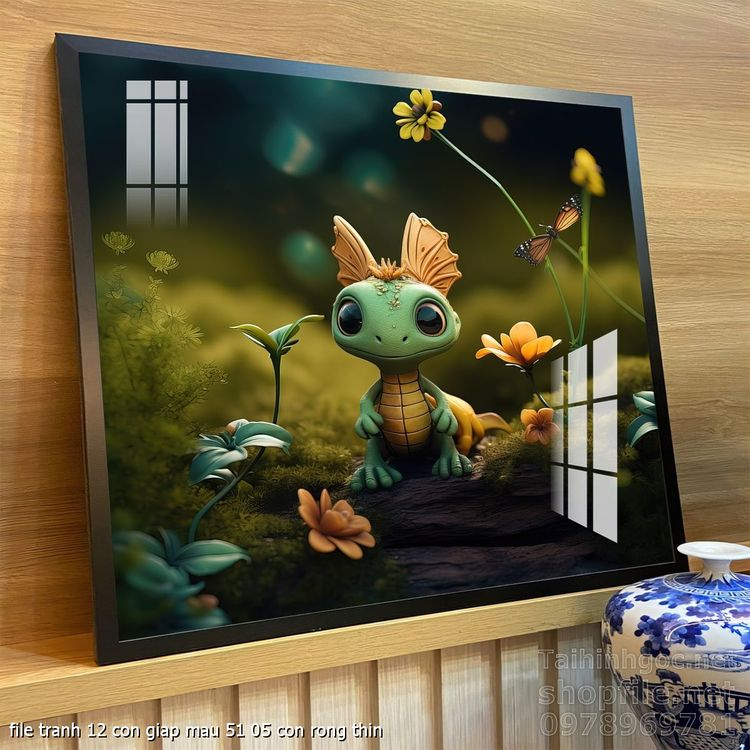 file tranh 12 con giap mau 51 05 con rong thin