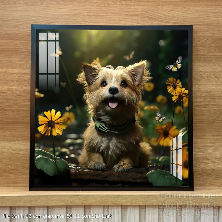 file tranh 12 con giap mau 51 11 con cho tuat