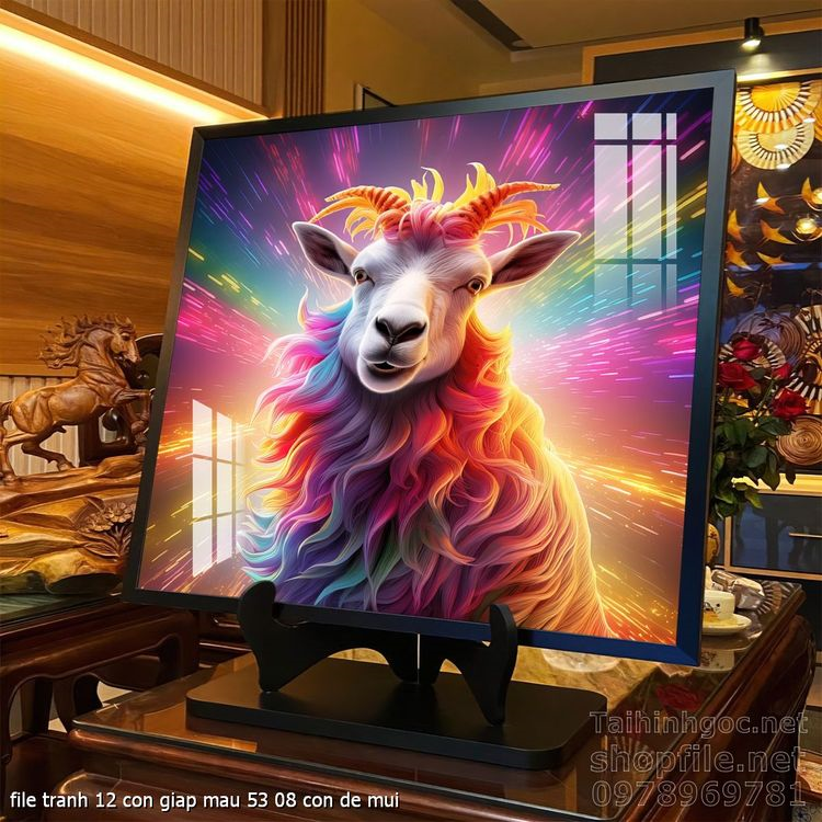 file tranh 12 con giap mau 53 08 con de mui