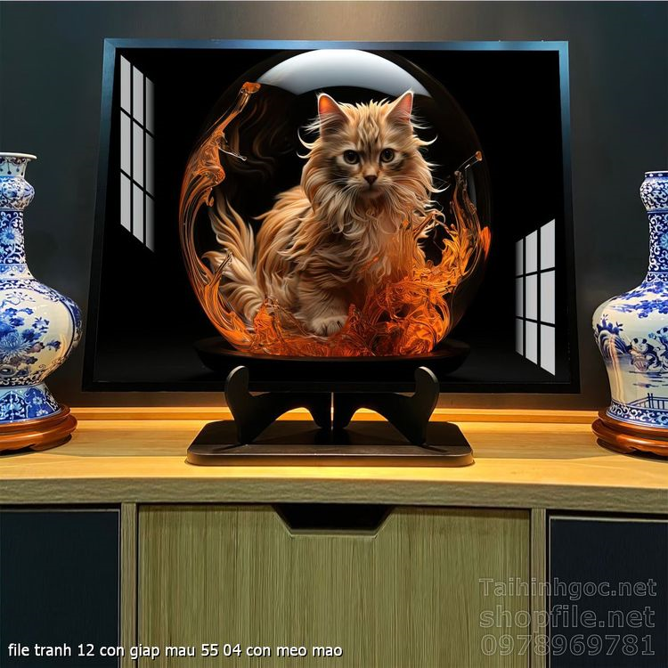 file tranh 12 con giap mau 55 04 con meo mao