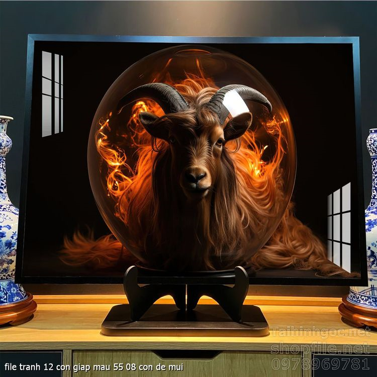 file tranh 12 con giap mau 55 08 con de mui