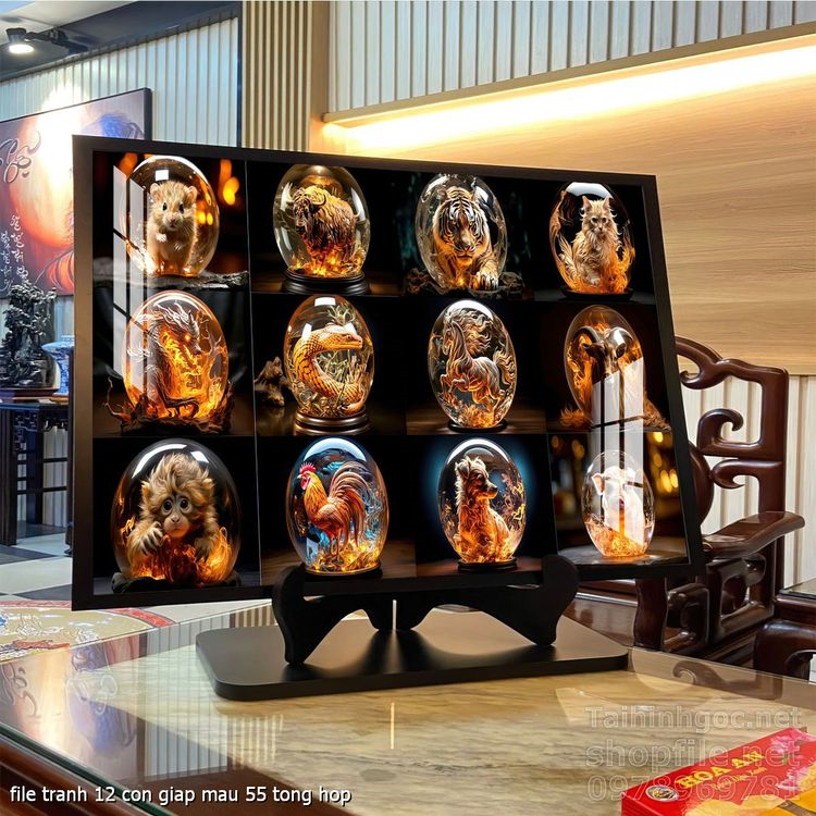 file tranh 12 con giap mau 55 tong hop