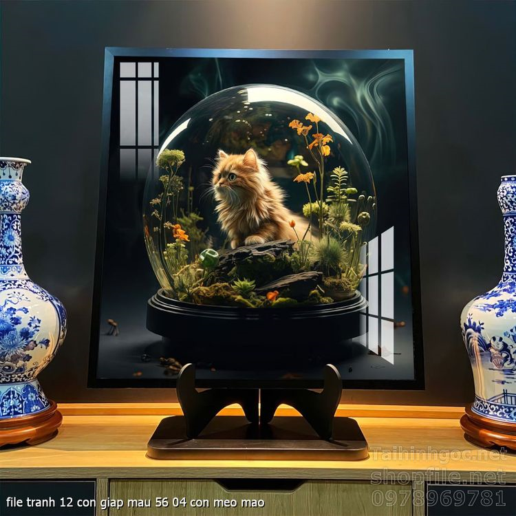 file tranh 12 con giap mau 56 04 con meo mao