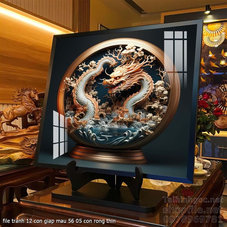 file tranh 12 con giap mau 56 05 con rong thin