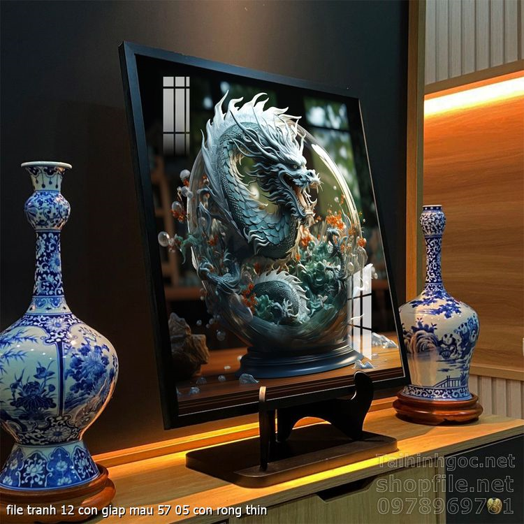 file tranh 12 con giap mau 57 05 con rong thin