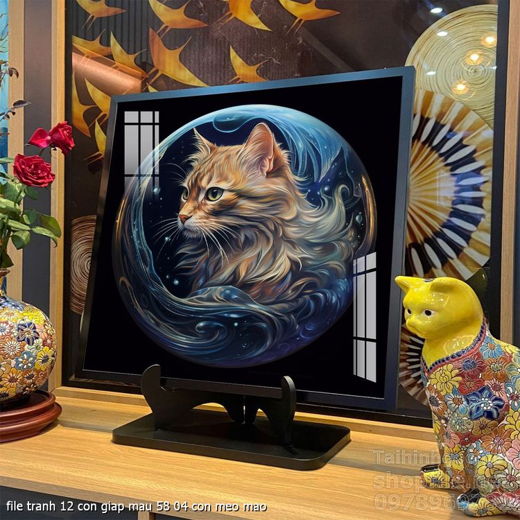 file tranh 12 con giap mau 58 04 con meo mao