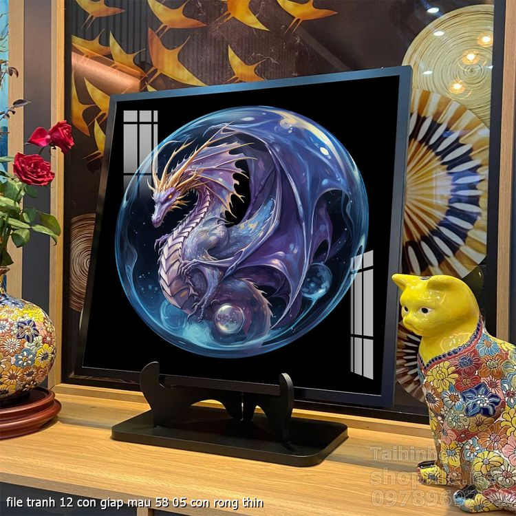 file tranh 12 con giap mau 58 05 con rong thin