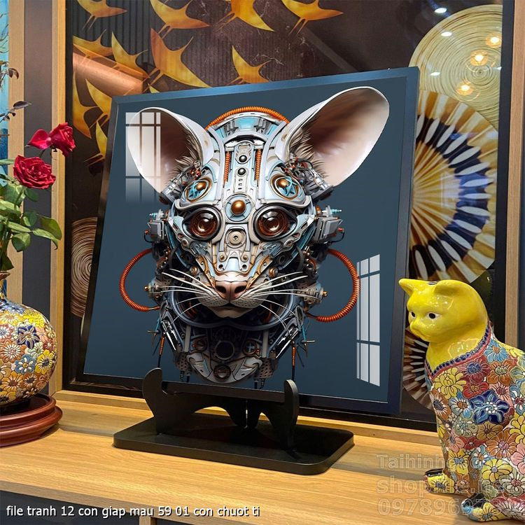 file tranh 12 con giap mau 59 01 con chuot ti