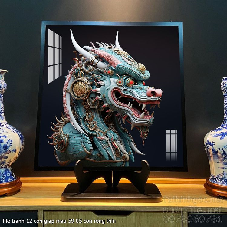 file tranh 12 con giap mau 59 05 con rong thin