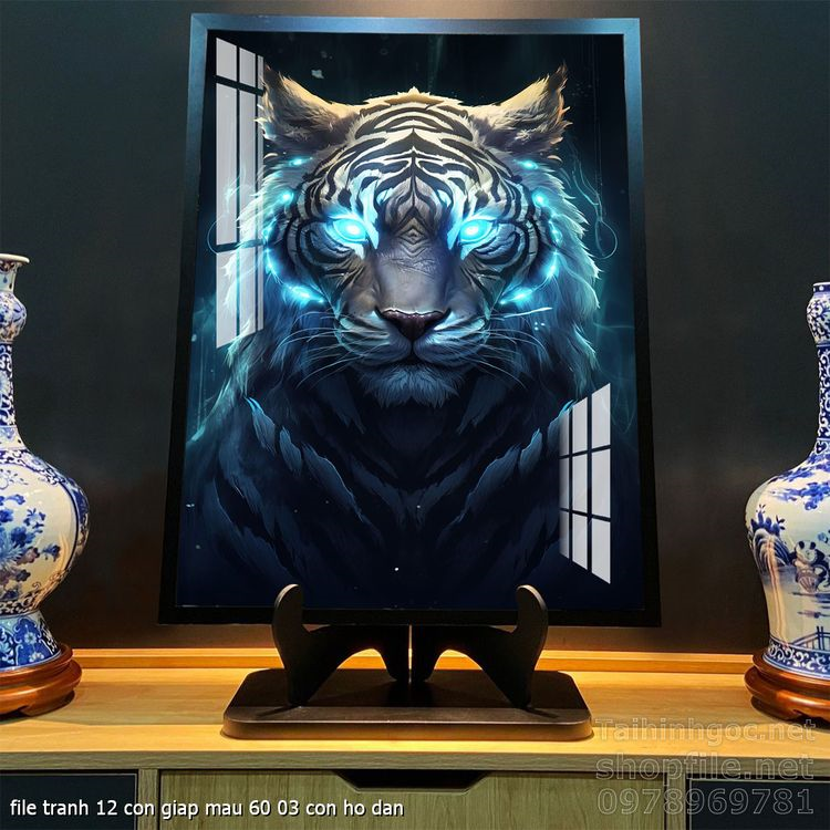 file tranh 12 con giap mau 60 03 con ho dan