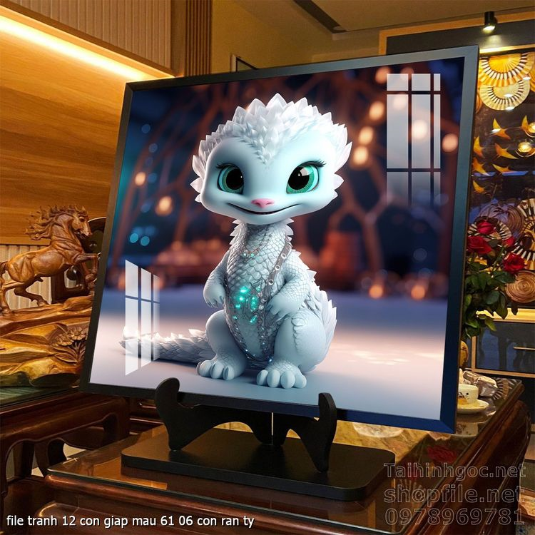 file tranh 12 con giap mau 61 06 con ran ty