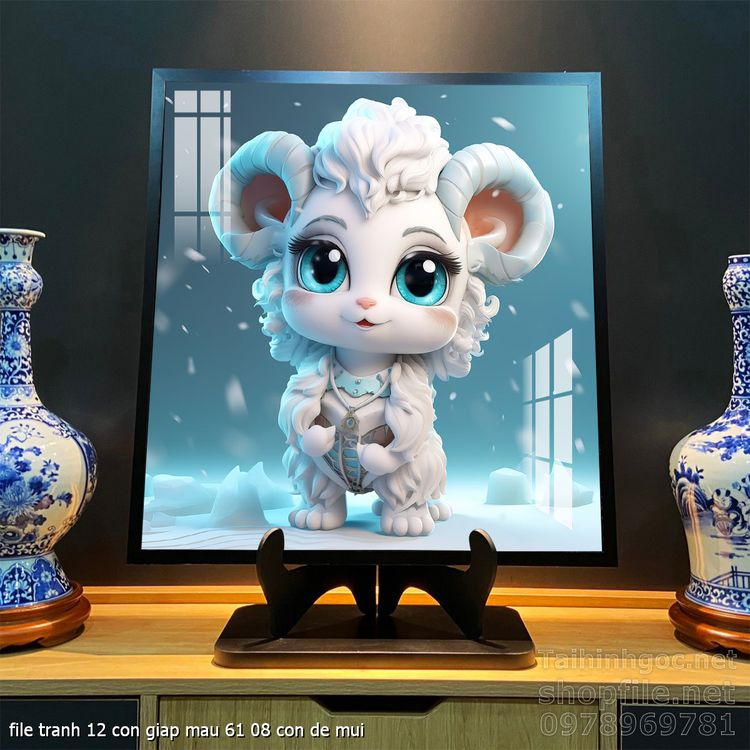 file tranh 12 con giap mau 61 08 con de mui