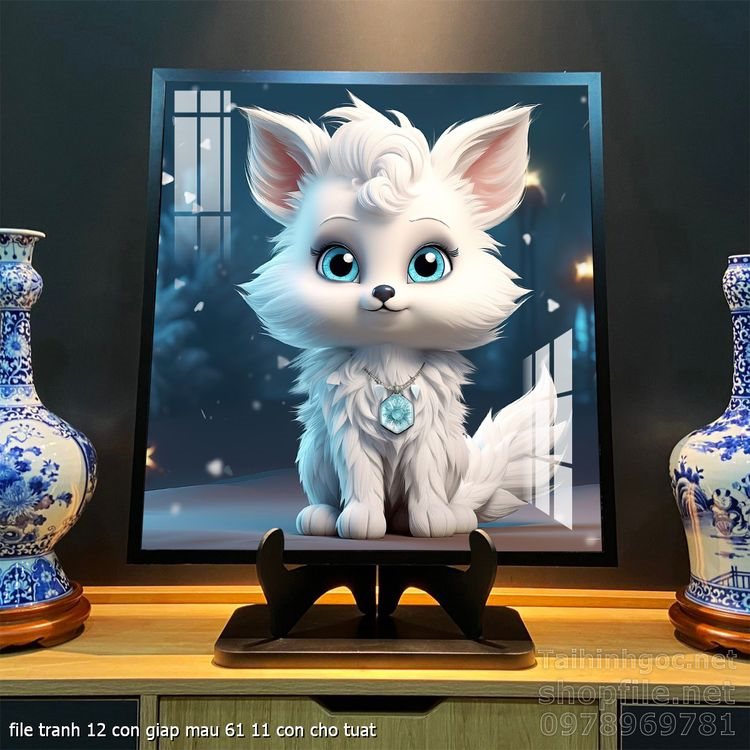 file tranh 12 con giap mau 61 11 con cho tuat