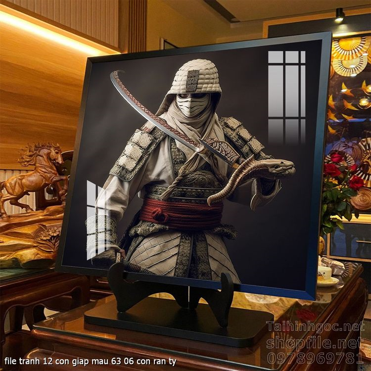 file tranh 12 con giap mau 63 06 con ran ty