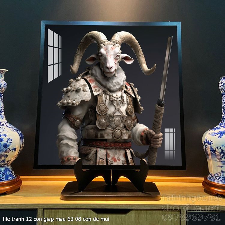 file tranh 12 con giap mau 63 08 con de mui