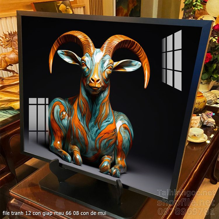 file tranh 12 con giap mau 66 08 con de mui