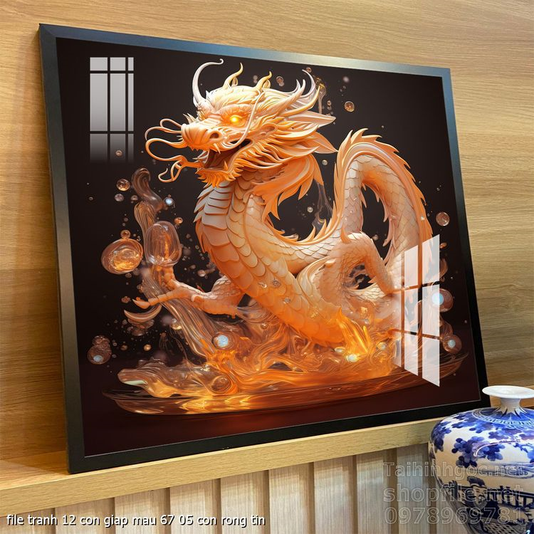 file tranh 12 con giap mau 67 05 con rong tin