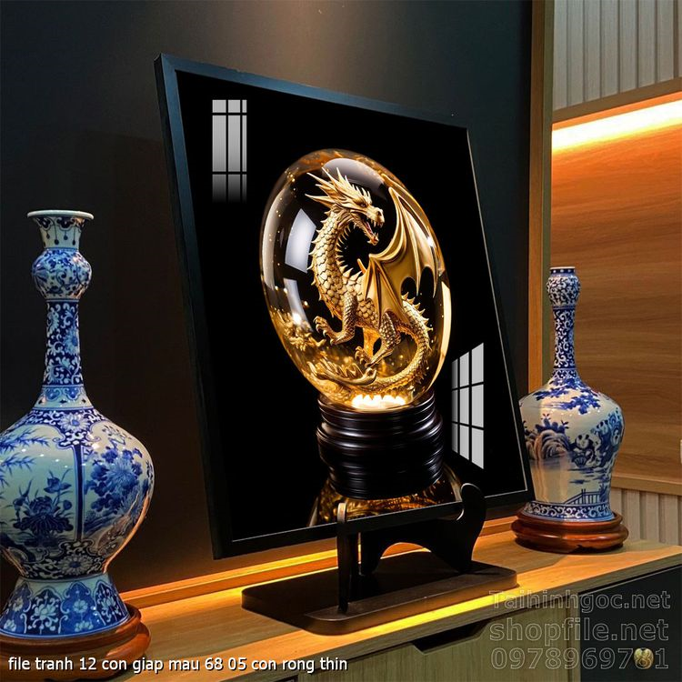 file tranh 12 con giap mau 68 05 con rong thin