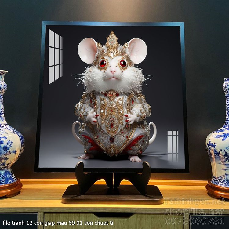 file tranh 12 con giap mau 69 01 con chuot ti