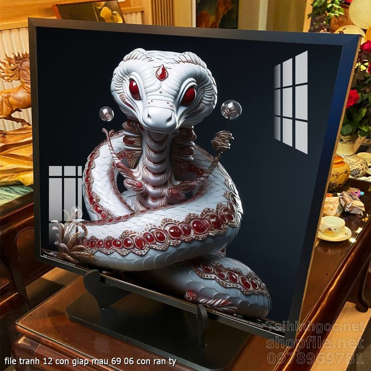 file tranh 12 con giap mau 69 06 con ran ty