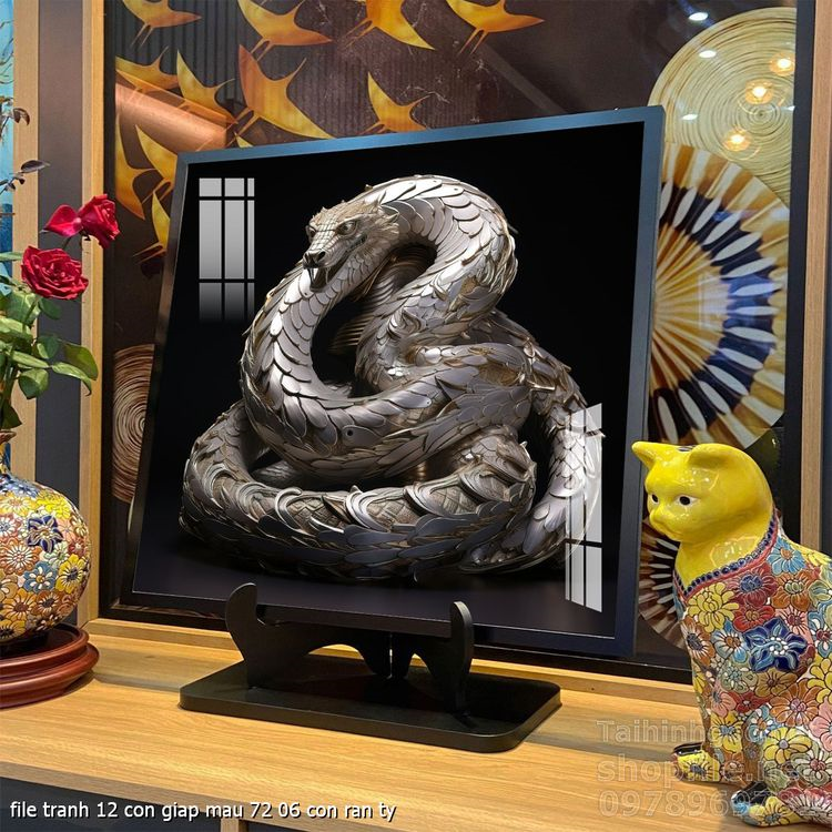 file tranh 12 con giap mau 72 06 con ran ty