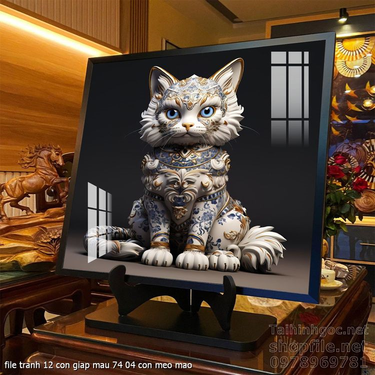 file tranh 12 con giap mau 74 04 con meo mao