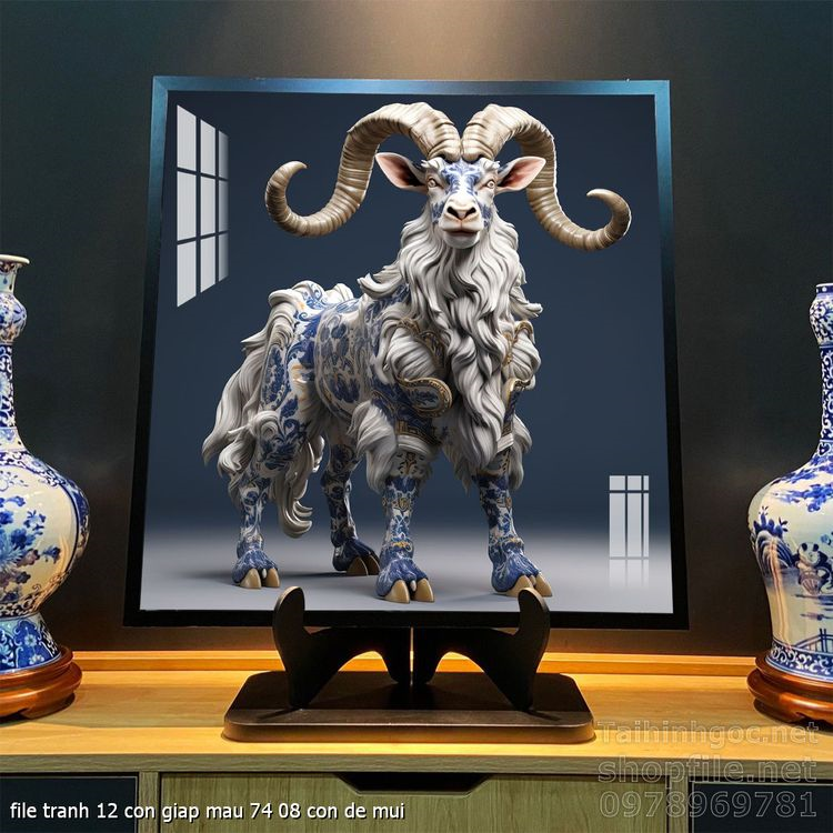 file tranh 12 con giap mau 74 08 con de mui